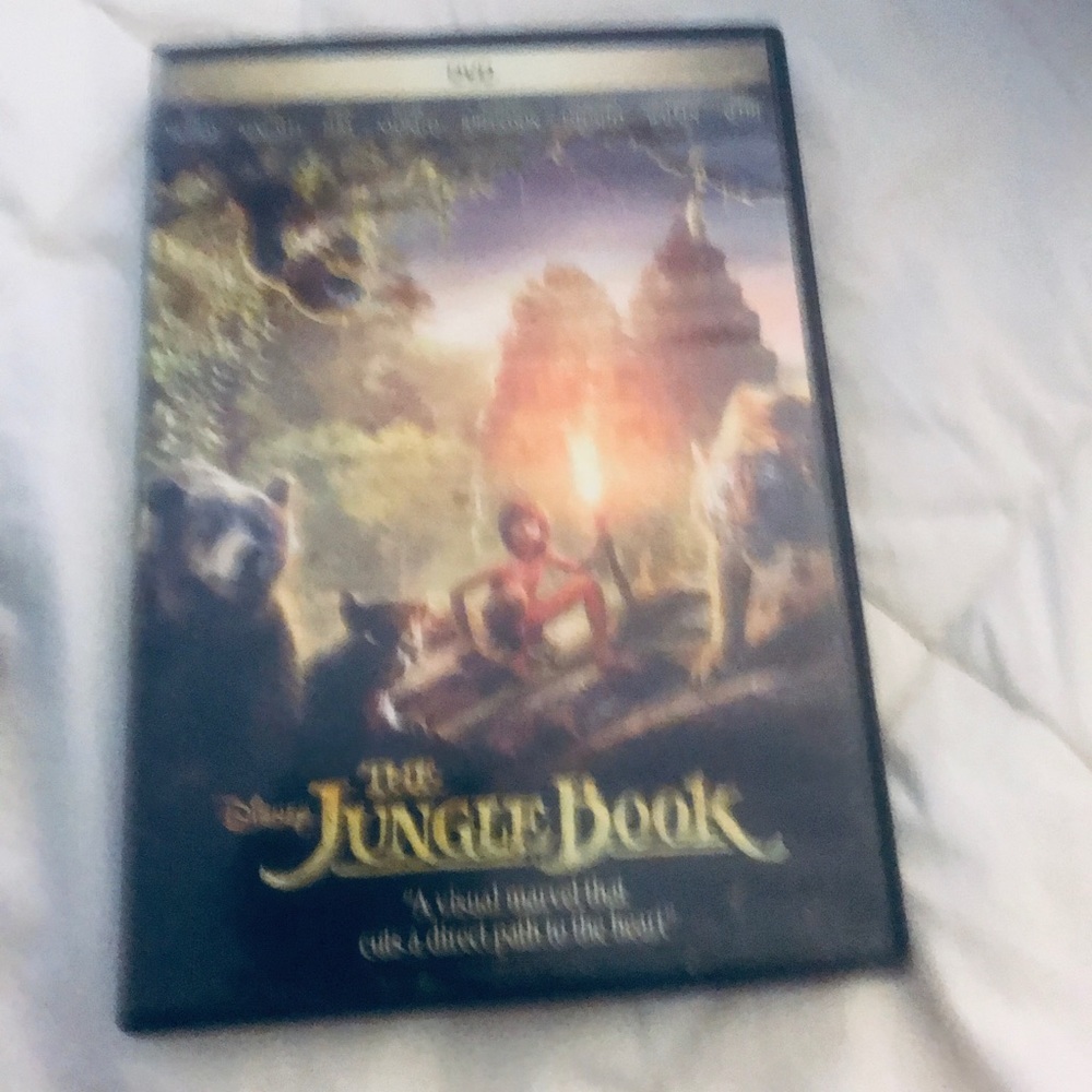 Jungle book live action dvd
